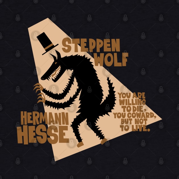 Hermann Hesse - Steppenwolf Illustration by Boogosh